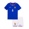 Conjunto (Camiseta+Pantalón Corto) Francia Camavinga 6 Primera Equipación Euro 2024 - Niño